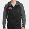 Sport Wick ® Varsity Fleece Full Zip Hooded Jacket Thumbnail