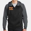 Sport Wick ® Varsity Fleece Full Zip Hooded Jacket Thumbnail