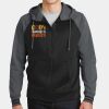 Sport Wick ® Varsity Fleece Full Zip Hooded Jacket Thumbnail