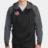 Sport Wick ® Varsity Fleece Full Zip Hooded Jacket Thumbnail