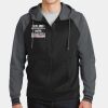 Sport Wick ® Varsity Fleece Full Zip Hooded Jacket Thumbnail