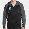 Sport Wick ® Varsity Fleece Full Zip Hooded Jacket Thumbnail