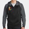 Sport Wick ® Varsity Fleece Full Zip Hooded Jacket Thumbnail