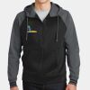 Sport Wick ® Varsity Fleece Full Zip Hooded Jacket Thumbnail