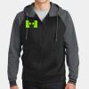 Sport Wick ® Varsity Fleece Full Zip Hooded Jacket Thumbnail