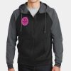 Sport Wick ® Varsity Fleece Full Zip Hooded Jacket Thumbnail