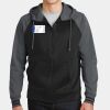 Sport Wick ® Varsity Fleece Full Zip Hooded Jacket Thumbnail