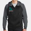 Sport Wick ® Varsity Fleece Full Zip Hooded Jacket Thumbnail