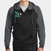 Sport Wick ® Varsity Fleece Full Zip Hooded Jacket Thumbnail