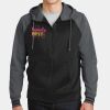 Sport Wick ® Varsity Fleece Full Zip Hooded Jacket Thumbnail