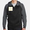 Sport Wick ® Varsity Fleece Full Zip Hooded Jacket Thumbnail