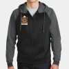Sport Wick ® Varsity Fleece Full Zip Hooded Jacket Thumbnail