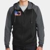 Sport Wick ® Varsity Fleece Full Zip Hooded Jacket Thumbnail