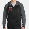 Sport Wick ® Varsity Fleece Full Zip Hooded Jacket Thumbnail