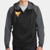 Sport Wick ® Varsity Fleece Full Zip Hooded Jacket Thumbnail