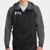 Sport Wick ® Varsity Fleece Full Zip Hooded Jacket Thumbnail