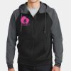 Sport Wick ® Varsity Fleece Full Zip Hooded Jacket Thumbnail