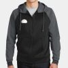 Sport Wick ® Varsity Fleece Full Zip Hooded Jacket Thumbnail