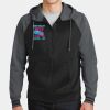 Sport Wick ® Varsity Fleece Full Zip Hooded Jacket Thumbnail