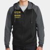 Sport Wick ® Varsity Fleece Full Zip Hooded Jacket Thumbnail