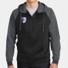 Sport Wick ® Varsity Fleece Full Zip Hooded Jacket Thumbnail