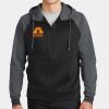Sport Wick ® Varsity Fleece Full Zip Hooded Jacket Thumbnail