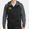 Sport Wick ® Varsity Fleece Full Zip Hooded Jacket Thumbnail