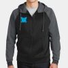 Sport Wick ® Varsity Fleece Full Zip Hooded Jacket Thumbnail
