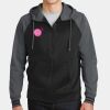 Sport Wick ® Varsity Fleece Full Zip Hooded Jacket Thumbnail