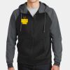 Sport Wick ® Varsity Fleece Full Zip Hooded Jacket Thumbnail