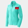 Ladies Heather Microfleece Full Zip Jacket Thumbnail