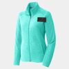 Ladies Heather Microfleece Full Zip Jacket Thumbnail