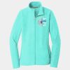 Ladies Heather Microfleece Full Zip Jacket Thumbnail