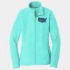 Ladies Heather Microfleece Full Zip Jacket Thumbnail