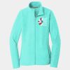 Ladies Heather Microfleece Full Zip Jacket Thumbnail
