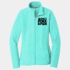 Ladies Heather Microfleece Full Zip Jacket Thumbnail