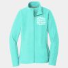 Ladies Heather Microfleece Full Zip Jacket Thumbnail