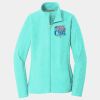 Ladies Heather Microfleece Full Zip Jacket Thumbnail