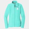 Ladies Heather Microfleece Full Zip Jacket Thumbnail