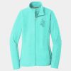 Ladies Heather Microfleece Full Zip Jacket Thumbnail