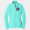Ladies Heather Microfleece Full Zip Jacket Thumbnail
