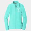 Ladies Heather Microfleece Full Zip Jacket Thumbnail