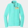 Ladies Heather Microfleece Full Zip Jacket Thumbnail