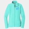 Ladies Heather Microfleece Full Zip Jacket Thumbnail
