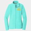 Ladies Heather Microfleece Full Zip Jacket Thumbnail