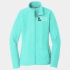 Ladies Heather Microfleece Full Zip Jacket Thumbnail