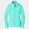 Ladies Heather Microfleece Full Zip Jacket Thumbnail