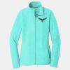 Ladies Heather Microfleece Full Zip Jacket Thumbnail