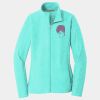 Ladies Heather Microfleece Full Zip Jacket Thumbnail