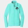 Ladies Heather Microfleece Full Zip Jacket Thumbnail